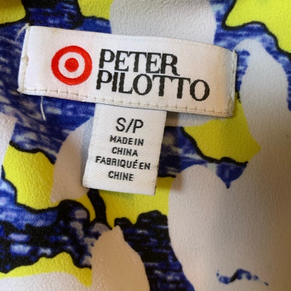 Peter Pilotto Striped Floral Sheath Dress W/Ruffle - Picture 10 of 11